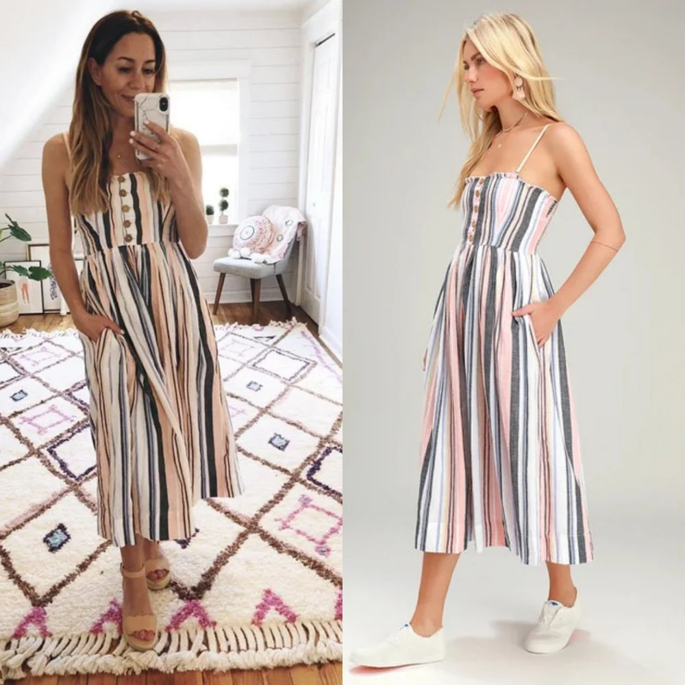 Free People Lilah Striped Tube Dress